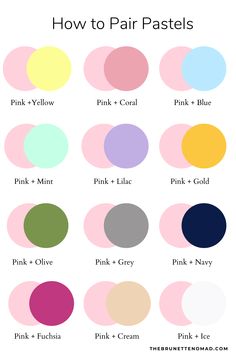 how to paint pastels in different colors