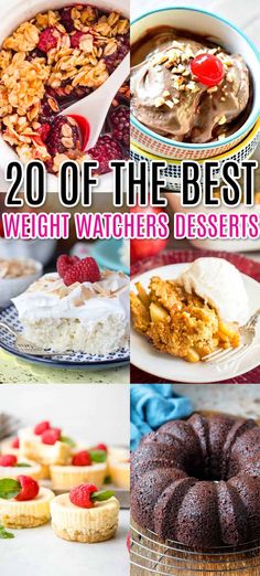 20 of the best weight watchers desserts