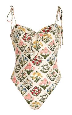 Mexico Vacation Outfits, Floral One Piece Swimsuit, Floral Swimsuit, Floral One Piece, One Piece Swimsuits, Vacation Outfits, Moda Operandi, Womens Swimwear, Bathing Suit