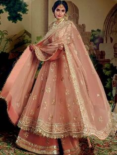 Bridal Pishwas Dress Brooklyn New York USA Elan Piswas Dresses Designs Indian Bridal Gown, Desi Dress, Desi Wedding Dresses, Desi Wear, Pakistani Wedding Outfits, Net Dress, Pakistani Fancy Dresses, Pakistani Fashion Party Wear, Beautiful Pakistani Dresses