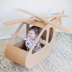 Cardboard Helicopter, Cardboard Plane, Helicopter Craft, Cardboard Airplane, Helicopter Birthday, Baby Activity Board, Airplane Kids, Cardboard Toys, Birthday Party Decorations Diy