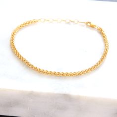 Simple ready to wear modern layering bracelets in 14k Gold filled. ✦ Quantity: 1 chain ✦ Material: 14K Gold filled ✦ Dimensions: 6.5 inches with 1 inch extender Wheat Chain Width: 2.9mm Figaro Chain Width: 2.2mm Flat Chain Width: 2.3mm ✦ Surface: shiny gold Ships next business day. ✦✦ SAVE 15% over $75+ CODE: SAVE15✦✦ Please let us know if you are interested in a higher quantity than what is currently listed. *International customers will be responsible for Import duties, taxes, since these are Adjustable Gold Jewelry With Wheat Chain, Gold Wheat Chain Bracelets As Gift, Yellow Gold Bracelets With Wheat Chain As A Gift, Modern Wheat Chain Jewelry As A Gift, Gift Wheat Chain Bracelet Jewelry, Minimalist Braided Bracelet With Adjustable Chain, Gold Wheat Chain Bracelet As Gift, Gold Wheat Chain Bracelet Gift, Adjustable Wheat Chain Jewelry As Gift