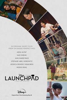 the poster for the movie launchpad with pictures of people and their families on it