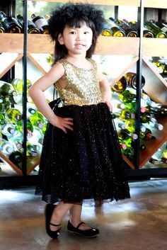 Sparkling gold sequined flower girl's dress gold by DearMimiDress Gold Princess Dress With Sequins, Gold Princess Dress For Holiday Dress-up, Gold Glitter Tulle Princess Dress For Party, Gold Sequin Princess Dress For Party, Gold Sequined Princess Dress For Party, Fitted Gold Princess Dress With Sequins, Gold Princess Dress For Christmas Party, Gold Sequin Dress For Dress-up Occasions, Gold Sequin Dress For Dress-up