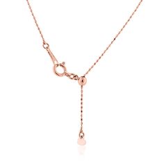 14K Rose Gold Necklace with 0.50 Carats (total weight) of GI I1-2 Diamonds. The necklace measures 18". The Necklace, Fine Jewels, Rose Gold Necklace, Diamond Necklace, Gold Necklace, Diamonds, Rose Gold, Gold