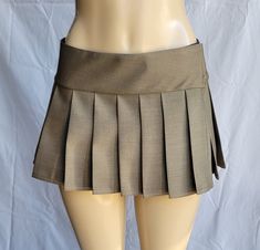 "JUNIOR to PLUS SIZE \"Espresso\" PLAID MICRO MINI SKIRT 10\"-13\" LONG. (Espresso) TO ENSURE YOU ORDER THE CORRECT SIZE SKIRT, PLEASE READ THIS CAREFULLY; THEN MATCH IT WITH SIZES. ALL OUR SKIRTS ARE ALWAYS MADE WITH A 3\" LONG WAITSBAND + THE LEGNTH OF THE SKIRT. OUR SKIRTS ARE ALL MADE TO ORDER AND THE LENGTH MAY SLIGHTLY CHANGE A FEW CENTIMETERS, BUT WE TRY TO BE AS ACCURATE AS POSSIBLE.  BELOW IF THE FINAL LENGTH OF THE SKIRT.  *XSMALL - Waistband measures 28\" around when fully closed. Ski Fitted Pleated Khaki Mini Skirt, Mini Plaid Skirt, Mini Skirt Plaid, Y2k Mini Skirt, Skirt And Top Set, Micro Mini Skirt, Crochet Skirt, Micro Mini, Plaid Skirt