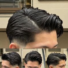 Short Hair Korea, Mens Haircuts Thick Hair, Men Undercut, Highlights Brown Hair Balayage, Very Short Hair Men, Types Of Fade Haircut, Barbers Haircut, Gentleman Haircut, Fade Haircut Curly Hair