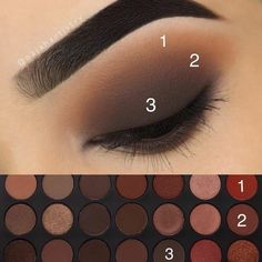 Trucco Smokey Eye, Morphe 350, Teknik Makeup, Makeup Morphe, Natural Smokey Eye, Makeup Pictorial, Makeup Tip, Smokey Eye Tutorial