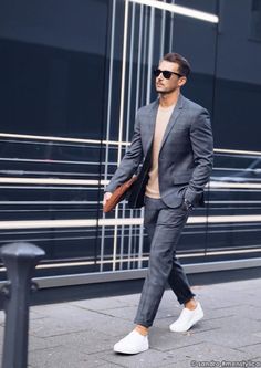 Street Style Suit, Looks For Men, Checkered Suit, Hipster Chic, Mens Fashion Smart, Mens Fashion Blog