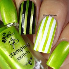 #44 Sassy Monster - Nail Stamping Color (5 Free Formula) Monster Nails, Stamping Nail Polish, Witch Nails, Nail Stamper, Best Nail Polish, Striped Nails, Nail Polish Designs, Cute Nail Art