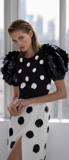 Sanne Vloet, Luxury Lifestyle Fashion, Polka Dots Fashion, Glamour Style, Black White Fashion, Black White Red