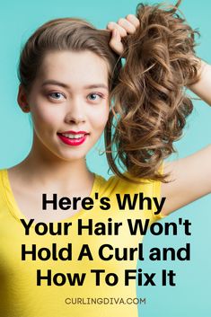 I spend a lot of time trying to curl my hair perfectly. Isn’t it frustrating to see the curls fall flat just an hour or sometimes, a few minutes later? Keen on solving this dilemma, I did my research and found 5 surprising reasons why hair won't hold a curl.. and what to do to fix it. Read on as I share these tips with you! #curls #hairhacks #DIYhair #curlinghair Hair Volume Tricks, Curling Thick Hair, Diy Curls, Hair Curling Tips, Hair Romance, Curls For Long Hair, Hair Curls, Toddler Hair