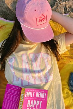 DO NOT DISTURB!! Our new Out Of Office Hat is the perfect hat for a day at the lake, or any occasion where you simply want your boss to leave you alone Beach Graphics, Lake Outfit, Day At The Lake, Varsity Tees, Four Sisters, Eucalyptus Mint, Pink Lemon, Out Of Office, Acai Berry