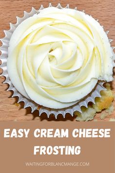 an easy cream cheese frosting recipe for cupcakes