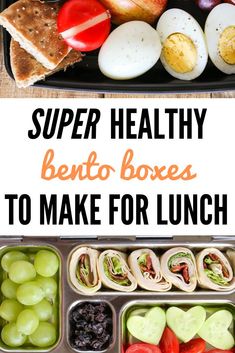 healthy bento boxes to make for lunch