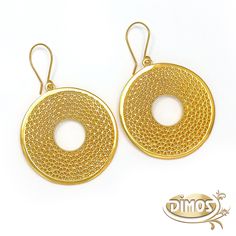 PLEASE READ THE DESCRIPTION AND ESPECIALLY THE DIMENSIONS These large earrings showcase a detailed mandala design, crafted in sterling silver with a radiant 18k gold-plated finish. Their bold size and intricate pattern make them a striking accessory, perfect for adding a touch of elegance and spiritual charm to any look. ◾ Material: Hallmark 925 silver ◾ DIMENSIONS -Earring length: 2.1", 55mm. -Earring width: 1.88", 48mm ◾ Feel free to contact me if you have any questions about my jewelry. ◾ See Cheap Round Earrings For Diwali, Cheap Metal Jewelry For Diwali, Cheap Bollywood Style Metal Earrings, Detailed Mandala, Turquoise Stone Jewelry, Mandala Jewelry, Double Band Rings, Heart Pendant Gold, Textured Ring