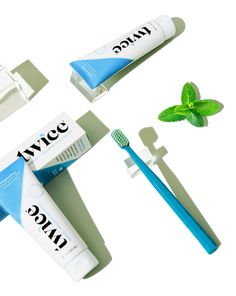 Twice Toothpaste, Healthy Whitening Toothpaste | Twice Toothpaste Packaging Design, Simple Packaging, Body Balance, Office Set, Clean Ingredients