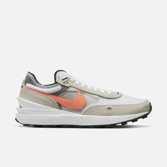 Nike Waffle One Orange Trance Nike Nike Waffle One White, Nike Waffle Trainer, Nike Inspiration, Nike Waffle One, Nike Waffle, Black Nike, Winter Shoes, Nike Running, Soft Suede