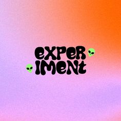 an image of the word expert intent written in black on a pink and orange background