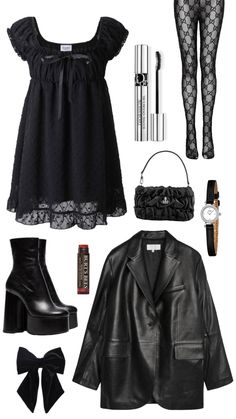 Summer Vampire Aesthetic, Romantic Punk Fashion, Lowkey Goth Outfit, Bartender Outfit Female Club, Black Corset Outfit Goth, Alt Fashion Summer, Romantic Grunge Outfit, Black Outfits Party, The Craft Inspired Outfits