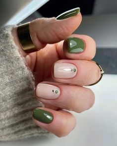 Nails Love, Squoval Nails, Short Gel Nails, Simple Gel Nails, Modern Nails, Minimal Nails, Makijaż Smokey Eye