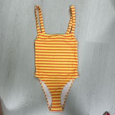 Solid & Striped Toni Terrycloth One Piece Swimsuit. Nwt. Size S,M. Color- Tricolor Retail- $198 Yellow Lined Swimming Bodysuit, Yellow Bodysuit For Swimming With Lined Body, Yellow Lined Bodysuit For Swimming, Fitted Yellow Bodysuit For Beachwear, Yellow Summer Bodysuit With Lined Body, Yellow Sleeveless Bodysuit For Beachwear, Yellow Bodysuit With Lined Body For Spring, Spring Yellow Bodysuit With Lined Body, Yellow Lined Bodysuit For Spring