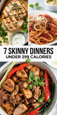 the 7 skinnyy dinners under 29 calories are ready to be eaten in less than 30 minutes