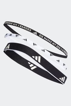 Stay focused during your training sessions with the 3 pair pack adidas headband. It's designed for an improved fit, enhanced by silicon dots inside and comes in multiple widths to suit your needs. Not only does this handy accessory keep strands at bay but it also showcases eco-consciousness, being made in part with recycled materials. The printed logo shows brand love during your trainingsession. 73% Cotton, 24% Recycled polyester, 2% Elastane, 1% Recycled Nylon. Beachwear Skirt, Adidas Girl, Trainer Boots, Denim Coat Jacket, Wide Fit Boots, Wide Boots, Slim Fit Trousers, Loungewear Shorts, Plain Tshirt