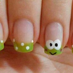 not mine Do It Yourself Nails, Hello Kitty Nails, Pink Nail Art, Really Cute Nails, White Nail Designs