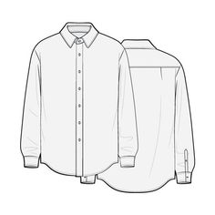 Button Up Shirt Drawing Reference, Button Up Shirt Drawing, Shirt Drawing Reference, Shirt Layout, Shirt Sketch, Shirt Drawing, Fashion Drawing Tutorial, Shirt Sewing Pattern