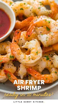 air fryer shrimp is ready in 10 minutes