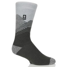 Keep feet warm on the coldest of days and pull on this pair of mountain patterned style, medium thickness, crew length Heat Holders® LITE™ for men, the warmest thermal sock. Breathable Gray Socks For Winter, Breathable Gray Winter Socks, Comfortable Winter Socks For Outdoor Activities, Comfortable Socks For Outdoor Winter Activities, Breathable Winter Outdoor Socks, Casual Hiking Socks For Winter, Comfortable Winter Socks For Outdoor, Casual Winter Hiking Socks, Durable Winter Hiking Socks