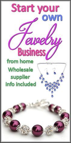 Start A Jewelry Business, Start Business, Jewelry Making Business, Working Online, Business From Home, Diy Jewelry Findings, Discount Jewelry, Homemade Jewelry, Diy Schmuck