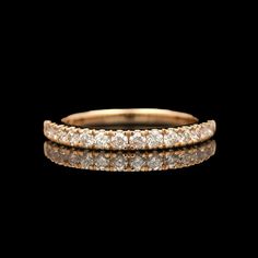 A 14k yellow gold 0.50 ctw Diamond half eternity wedding band. SR2178 Weight: 2.80 grams (Inclusive of all materials) Ring Size: 7 Diamonds (14) Round Brilliant Cut Color: G - H Clarity: VS2 - SI1 Carat Weight: 0.50 ctw Sapphire And Diamond Band, Art Deco Sapphire Ring, Diamond Half Eternity Band, Opal Diamond Ring, Half Eternity Wedding Band, Opal Ring Gold, Half Eternity Band, Cabochon Ring, Sapphire Diamond Ring