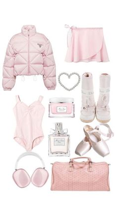 Ballet Clothes Outfits, Cute Dance Outfits, Girl Pink Aesthetic, Go Viral On Tiktok, Ballerina Outfit, 10 Essentials, Viral On Tiktok, Pretty Pink Princess, Ballet Clothes