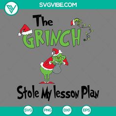 the grin stole my lesson play with an image of santa claus and his elf hat