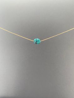 "This unique gemstone necklace is carefully handcrafted with a genuine turquoise nugget on beading chain. It comes in gold silver, or rose gold plated finish. The necklace is adjustable up to 2\" and fastens with a lobster clasp. It comes packaged with care in a beautiful gift box. Gemstone Necklaces: https://www.etsy.com/shop/saraweberjewelry/?section_id=26443973 Layering Necklaces: https://www.etsy.com/shop/saraweberjewelry/?section_id=24235416 Raw Gemstone Bracelets: https://www.etsy.com/shop Blue Round Beads Necklaces For Birthday, Blue Beaded Necklace For Birthday, Blue Round Bead Necklaces For Birthdays, Blue Beaded Necklace For Birthday With Round Beads, Turquoise Beaded Necklace For Gift, Turquoise Beaded Necklace With Round Pendant Gift, Adjustable Turquoise Birthstone Necklace, Minimalist Turquoise Necklace With Round Beads, Minimalist Turquoise Beaded Necklaces As Gift