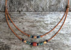 Beaded Boho Jewelry, Oversized Necklace, Short Boho, Boho Jewellery Necklaces, Boho Jewelry Diy, Leather Jewelry Making, Boho Jewels, Earth Mother, Mother Necklace