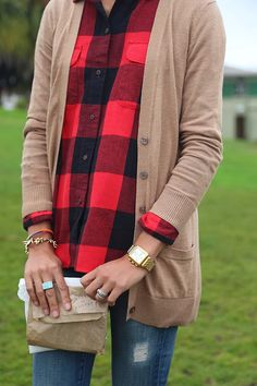 Red And Black Flannel, The Cardigans, Moda Chic, Bohol, Medical Help, Looks Street Style, Alternative Rock