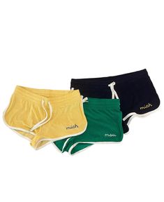 terry cloth shorts with custom embroidery for reference: terry cloth tops and shorts are slightly different shades Terry Cloth Shorts, Cloth Shorts, Tops And Shorts, Terry Shorts, Hot Shorts, Manhattan Beach, Custom Embroidery, Terry Cloth, Short Outfits