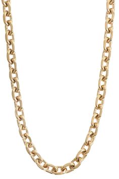 Gold Mica XL Chain by Marrin Costello Precious Stones, Semi Precious, Gold Jewelry, Jewelry Collection, Water Resistant