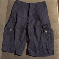 New Boys Cargo Shorts, Blue, Medium 10/12 Boys Cargo Shorts, Cargo Shorts, Color Blue, Blue, Color