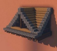 Curved Roof Minecraft, Most Minecraft, Minecraft Brick Buildings, Roof Ideas Minecraft, Minecraft Roofs, Roof Minecraft, Minecraft Roof Design, Minecraft Brick