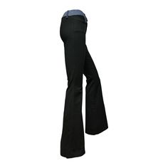 D&G Spring Summer 2002 Low Rise Flared Pants  – 24/7 archives Black Wide Leg Flare Jeans For Work, Black Flare Wide Leg Pants For Office, Black Cotton Flare Jeans With Standard Cut, Classic Black Flare Jeans For Office, Fitted Black Straight Leg Chinos, Classic Black Flare Jeans For Work, Black Flare Bottoms For Business Casual, Classic Black Flare Bottoms, Stretch Black Straight Leg Work Pants