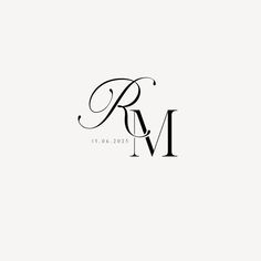 the letter m is made up of two letters and it has an elegant font that looks like