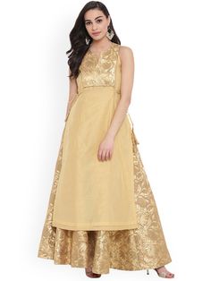 studio rasa Gold-Toned Ready to Wear Lehenga with Blouse - | 6019 Ready To Wear Lehenga, Lehenga With Blouse, Blouse Online