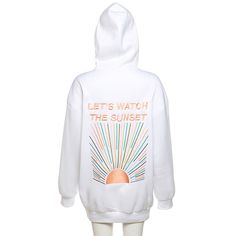 Présentation de notre sweat à capuche thermique imprimé « Regardons le coucher du soleil », un essentiel confortable et élégant pour les soirées fraîches passées à profiter de la beauté de la nature. Enveloppez-vous de chaleur et de confort tout en embrassant le message serein qui vous invite à savourer les plaisirs simples de la vie. 



 Fabriqué à partir de tissu en polyester et en coton de qualité supérieure, ce sweat à capuche assure une chaleur et un confort exceptionnels, ce qui le rend i Spring Outdoor Hoodie With Letter Print, Spring Outdoor Letter Print Hoodie, Spring Outdoor Sweatshirt With Letter Print, Outdoor Letter Print Sweatshirt For Spring, Trendy Spring Outdoor Sweatshirt, Trendy Outdoor Sweatshirt For Spring, Trendy Spring Hoodie For Leisure, Oversized Spring Hoodie For Outdoor, Oversized Spring Outdoor Hoodie