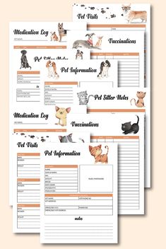 three dogs and their names are shown in this printable worksheet