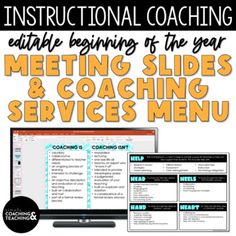 instructional coaching for the year meeting slides and coaching menu