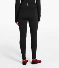 Women's L.L.Bean Heavyweight Base Layer Pants | Base Layers at L.L.Bean Base Layer Women, Winter Leggings, Built To Last, Winter Adventure, Ski Boots, Midnight Black, Wide Waistband, Ll Bean, L L Bean